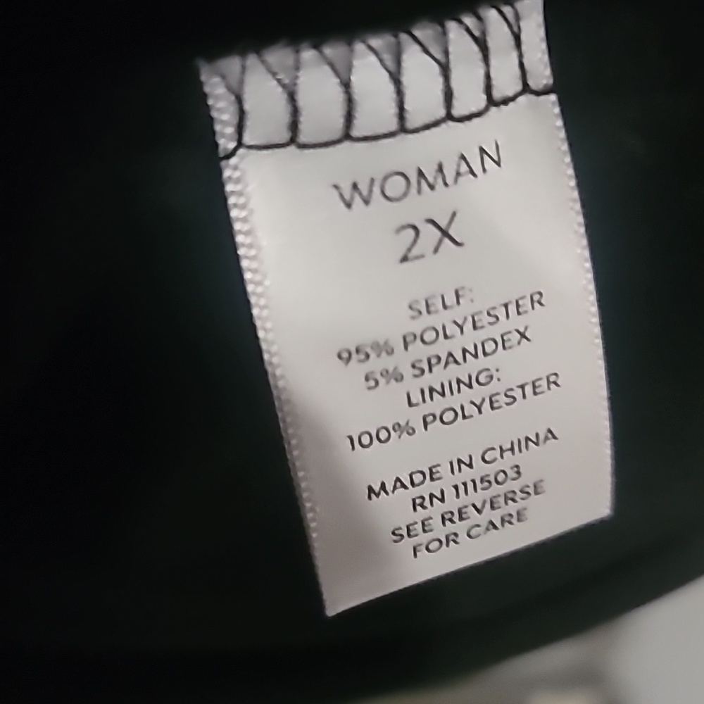 Luxology 2X Black Layered Midi Dress - Picture 6 of 6
